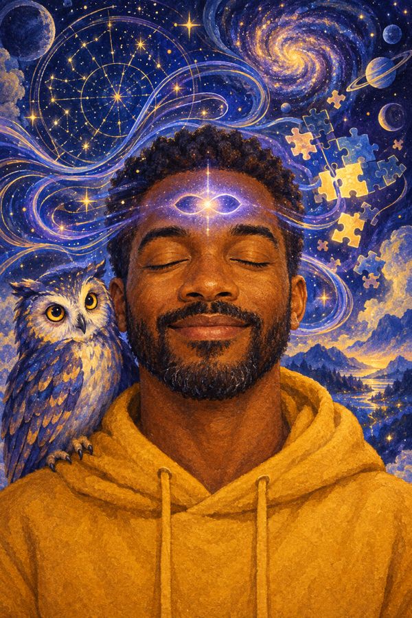 Third Eye chakra illustration from Piss Dreams